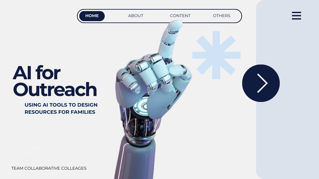 AI for Outreach: Using AI Tools To Design Resources For Families