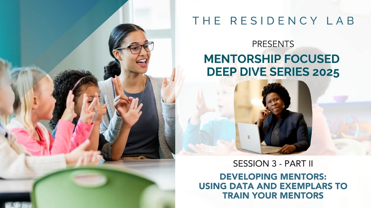 Mentorship Deep Dive (Session 3, Part 2: Holistic Approaches to Data) 2024-2025